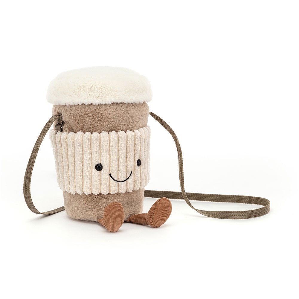 Jellycat Amuseables Coffee-To-Go Bag NWT